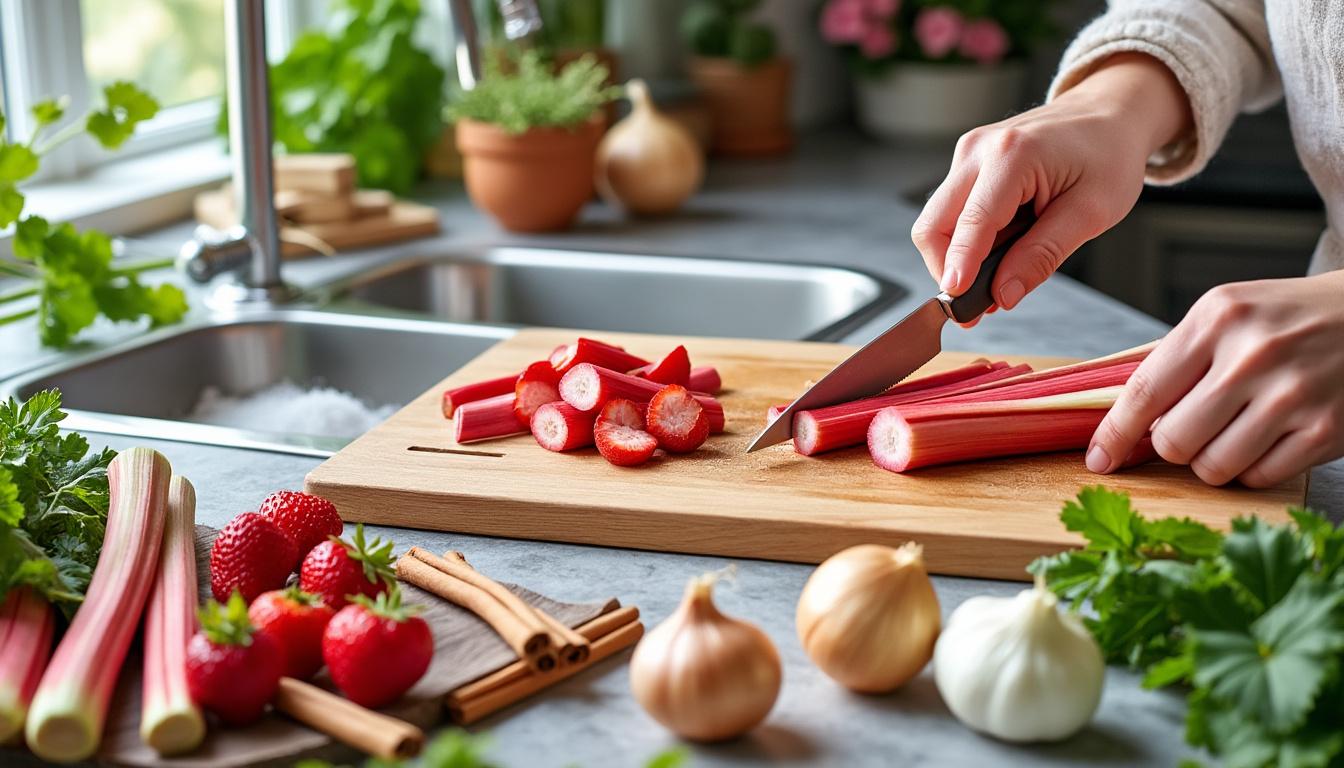 découvrez comment préparer facilement la rhubarbe pour sublimer vos recettes sucrées et salées grâce à nos astuces simples et rapides.
