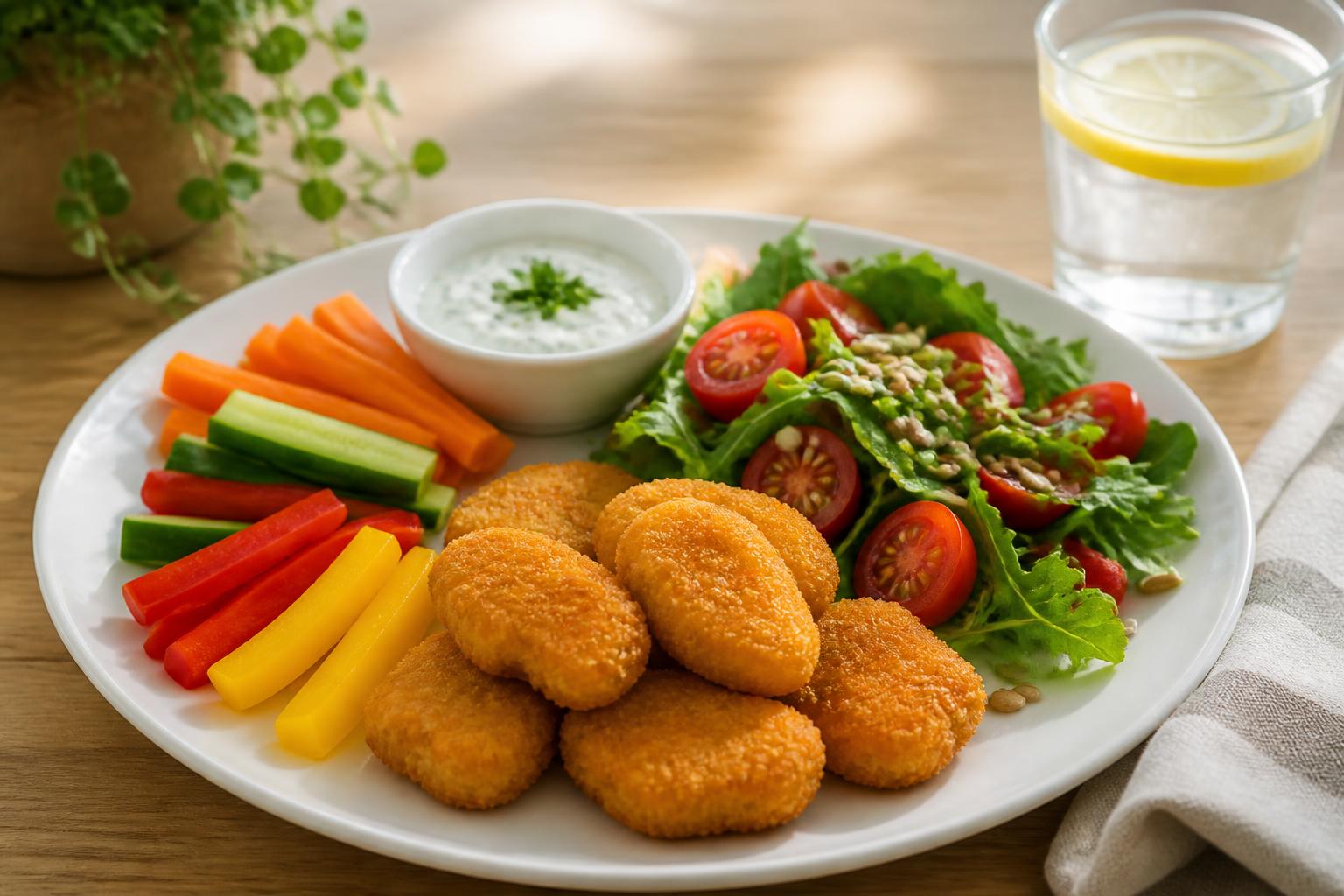 découvrez des options d'accompagnement savoureuses et équilibrées pour sublimer vos nuggets et composer un repas complet et gourmand.
