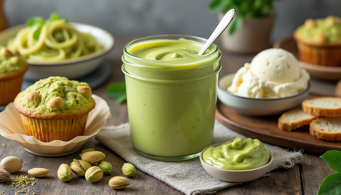 explorez les bienfaits nutritionnels et les nombreuses utilisations de la crème de pistache en cuisine pour sublimer vos recettes sucrées et salées.