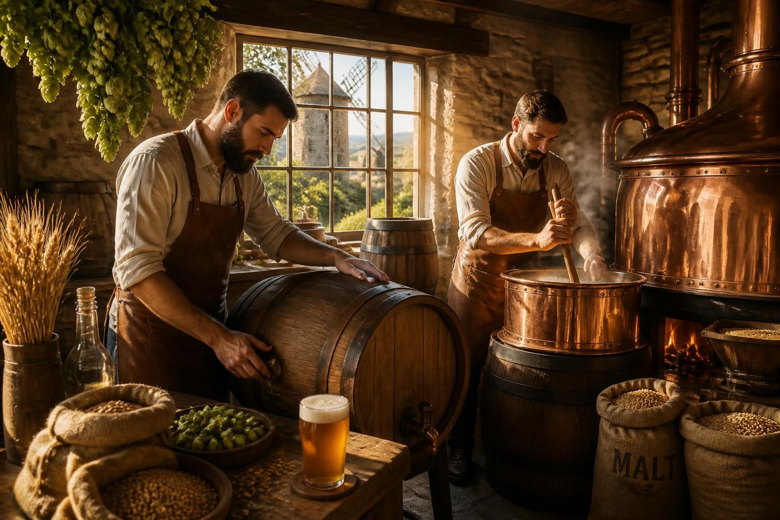 découvrez les secrets des brasseurs du moulin et savourez une bière artisanale au goût unique, fabriquée avec passion et tradition.