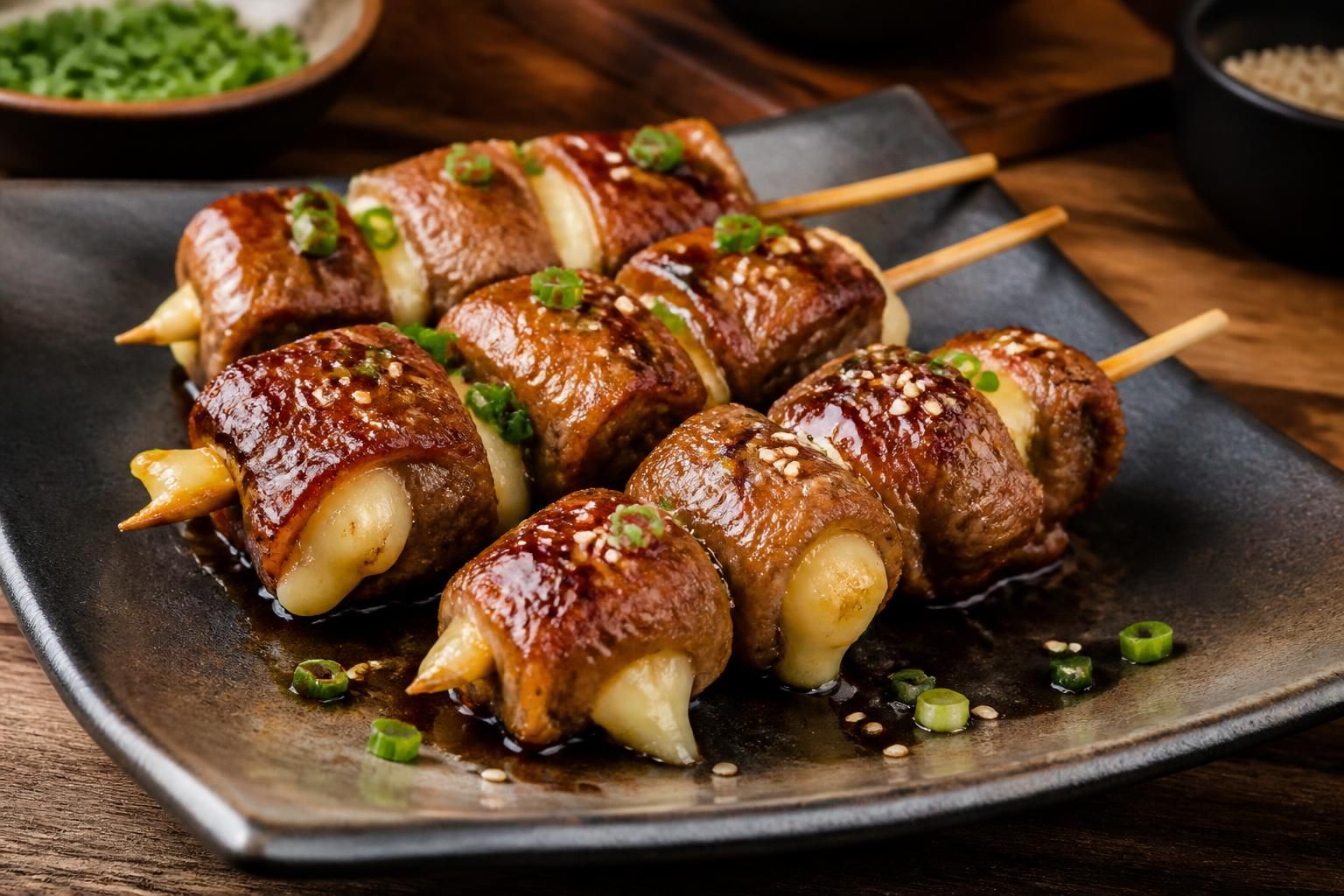 découvrez le boeuf fromage yakitori, une association gourmande qui séduit les amateurs de grillades avec ses saveurs authentiques et fondantes.