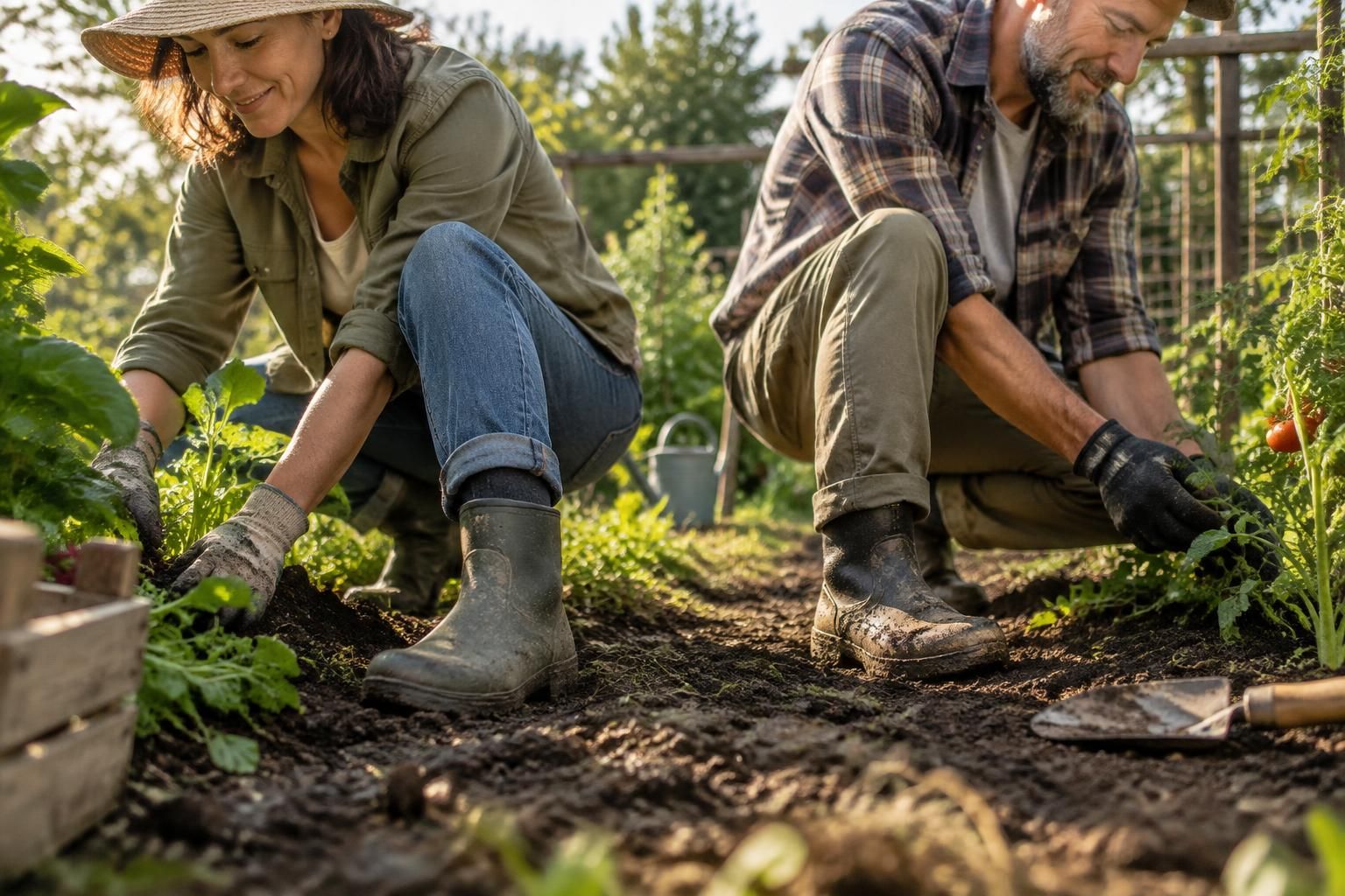 découvrez nos chaussures de jardinage pour hommes et femmes : confort, maintien et protection pour jardiner sereinement en toute saison.