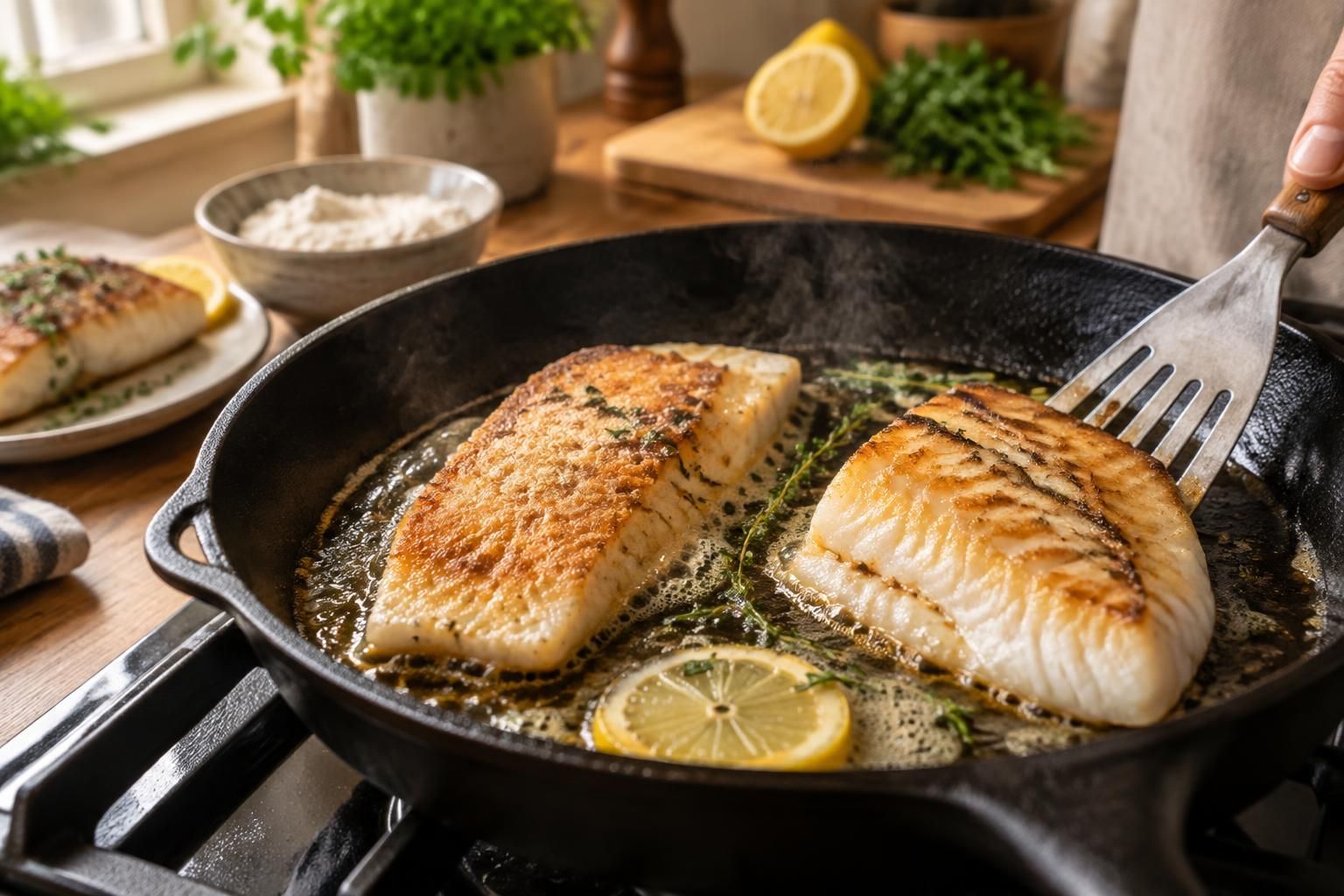 découvrez comment cuire du poisson à la poêle, avec ou sans farine, grâce à des techniques simples pour obtenir une chair tendre et une belle croûte dorée.