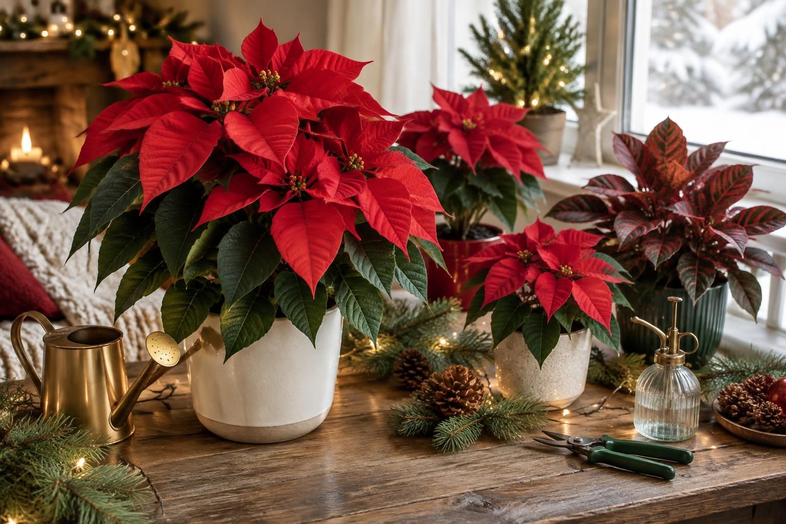 découvrez les plantes de noël à feuilles rouges, comme le poinsettia, et nos conseils pour les choisir, les décorer et bien les entretenir.